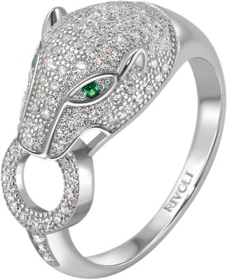 Кольцо из серебра с куб. цирконием (Арт.fpr-2-s)