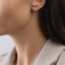 Серьги из белого золота с бриллиантами (Арт.1021937-3)