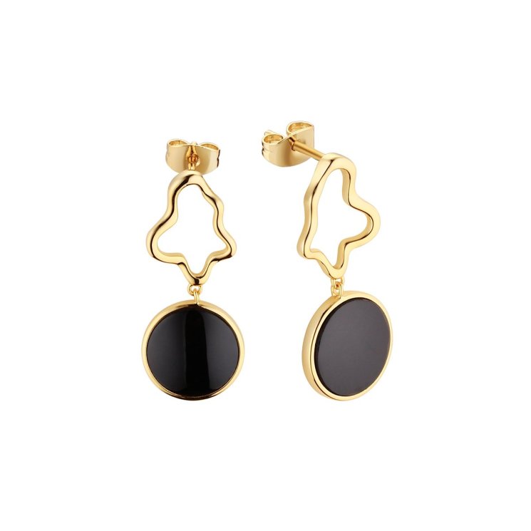 Серьги из серебра с керамикой (Арт.tc-e01657-b-l-x-x-x)