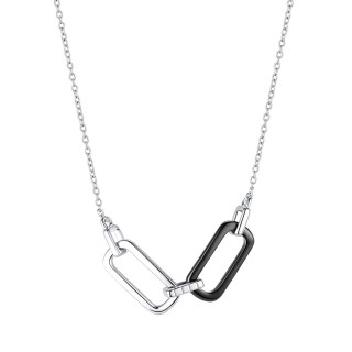 Ожерелье с керамической вставкой «Urban Links» Fresh Jewelry (арт.TC-N01908-B-W-X-X-X)