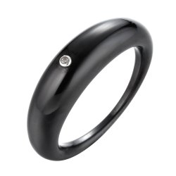 Кольцо из серебра с керамикой (Арт.tc-r01868-b-w-x-x-w)
