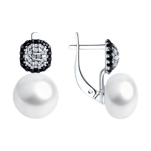 Серьги из серебра с миксом камней (Арт.94-320-02621-1) Серьги из серебра с миксом камней (Арт.94-320-02621-1)