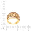 Кольцо с бриллиантами «Розовое Сияние» из золота JVG (арт.K5729R-0004_KO_YG)
