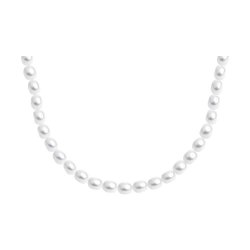 Колье из серебра с жемчугом (Арт.92070062)