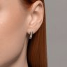 Серьги из белого золота с бриллиантами (Арт.1022255-3)