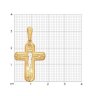 Крест из золочёного серебра с фианитами (Арт.93120037)