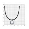 Колье из серебра с фианитами (Арт.95-170-02292-1)