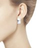 Серьги из серебра (Арт.94-120-00622-1)
