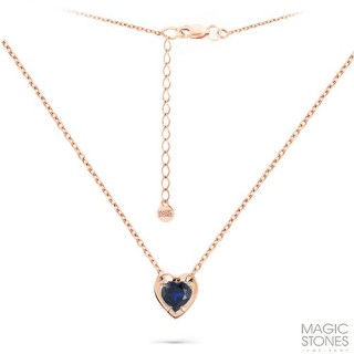 Ожерелье с корундом «Сапфировое Сердце» Magic Stones (арт.06-1-060-1500-010)