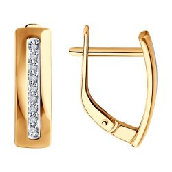 Серьги из золота с бриллиантами (Арт.51-220-02056-1)