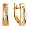 Серьги из золота с бриллиантами (Арт.51-220-02056-1)