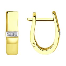 Серьги из желтого золота (Арт.53-220-01352-1)