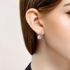 Серьги из серебра с фианитами «Сияние дуэта» Соколов (арт.94021435)