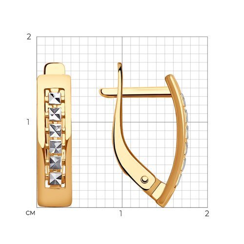 Серьги из золота (Арт.0200129)