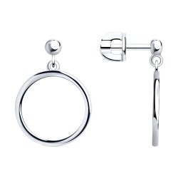 Серьги из серебра (Арт.94022965)