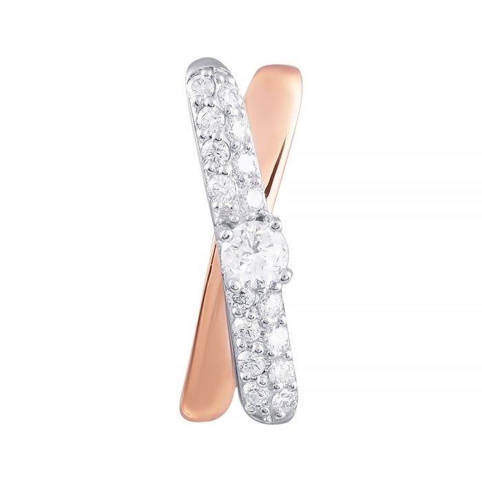 Кулон из золота с бриллиантом (Арт.249690_pinkwgdw_pd_vr)