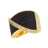 Кольцо с фианитами «Universe» из серебра 925 Fresh Jewelry (арт.Gl-R01768-X-L-W-X-B)