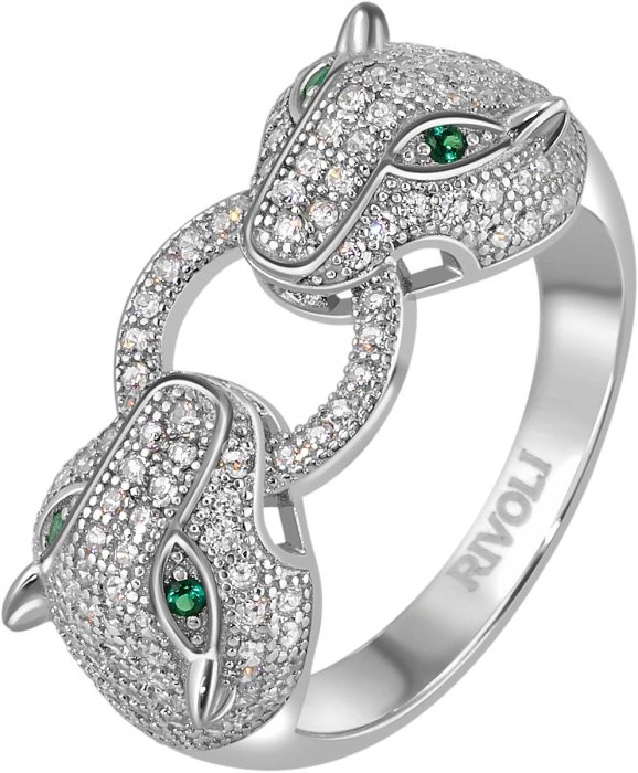 Кольцо из серебра с куб. цирконием (Арт.fpr-3-s)