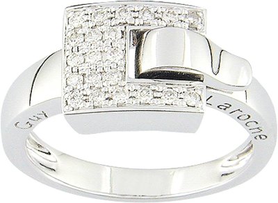 Кольцо из белого золота с бриллиантом (Арт.tw012gb3)