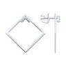 Серьги из серебра с фианитами «Грани Света» Соколов (арт.94-122-02380-1)