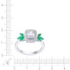 Кольцо из белого золота с бриллиантом и изумрудом (Арт.k6177r-0007_ko_em_wg)