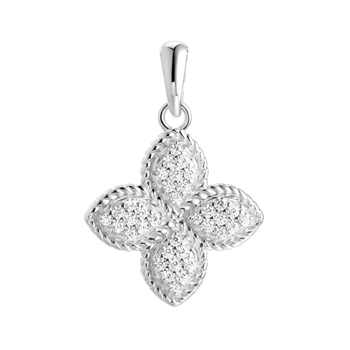Кулон из серебра с фианитом (Арт.cz-p03993-x-w-x-x-w)