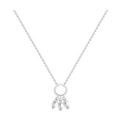 Колье из серебра с жемчугом (Арт.92070063)