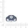 Кольцо с бриллиантами и сапфирами «Сияние Гексагонов» Jeweller House (арт.R42389)