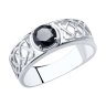 Кольцо из серебра с фианитом (Арт.94-110-00956-1)