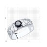 Кольцо из серебра с фианитом (Арт.94-110-00956-1)