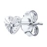 Серьга из серебра с фианитом (Арт.94170396)