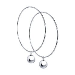 Серьги из серебра (Арт.94-124-01475-1)
