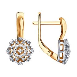 Серьги из золота с бриллиантами (Арт.51-220-02083-1)