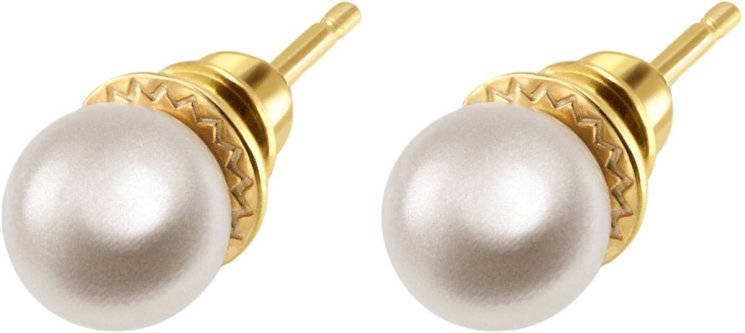 Серьги из серебра с жемчугом (Арт.aas-13-8-1-g)