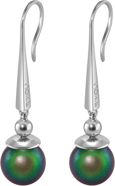 Серьги из серебра с жемчугом (Арт.aas-16-10-25-s)