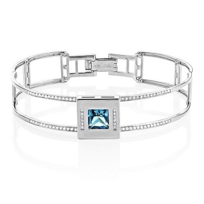 Браслет с бриллиантами и топазом «Городские Огни» Kabarovsky (арт.14-11181-2300)