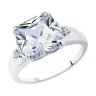 Кольцо из серебра с фианитами (Арт.94012079)