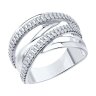 Кольцо из серебра с фианитами (Арт.94013792)