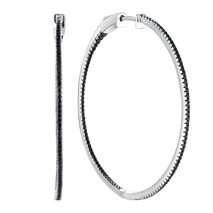 Серьги из серебра с шпинелью (Арт.cz-e01600-x-wb-x-x-b)