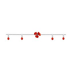 Браслет из серебра с эмалью (Арт.94050811)