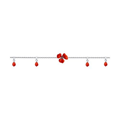 Браслет из серебра с эмалью (Арт.94050811)