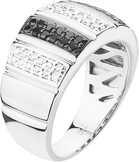 Кольцо с бриллиантами «Elegance 07» из белого золота Diamanti (арт.3DG008GBN)