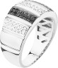 Кольцо с бриллиантами «Elegance 07» из белого золота Diamanti (арт.3DG008GBN)