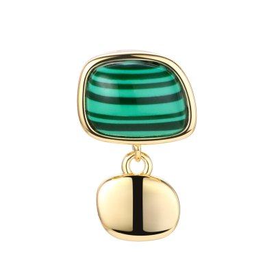 Кулон из серебра с малахитом (Арт.pi-p02951-x-l-mal-x-x)