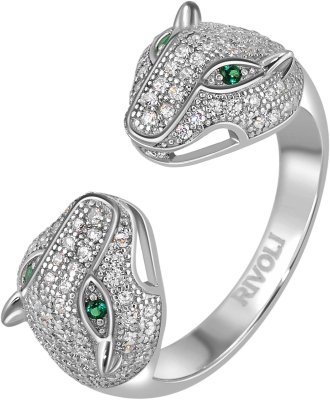 Кольцо из серебра с куб. цирконием (Арт.fpr-4-s)