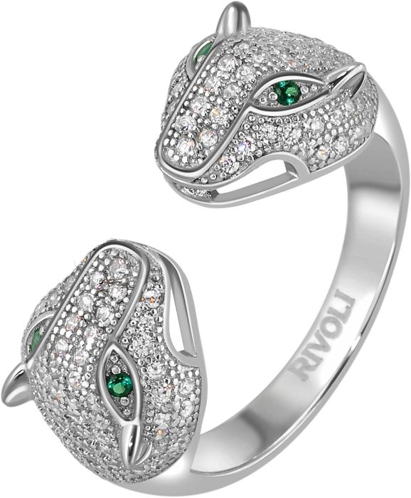 Кольцо из серебра с куб. цирконием (Арт.fpr-4-s)