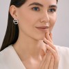 Серьги из серебра с эмалью «STOP» SOKOLOV (арт.94-122-02382-1)