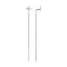 Серьги из серебра с бриллиантами (Арт.87020096)