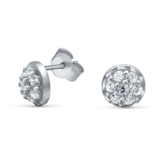 Серьги Серебряные крылья (Арт.02de3274a-202_kubcirkonii)