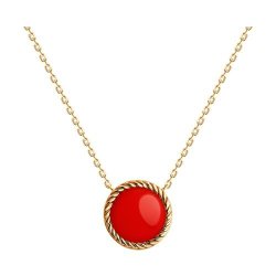 Колье из золочёного серебра (Арт.93-370-01563-2)